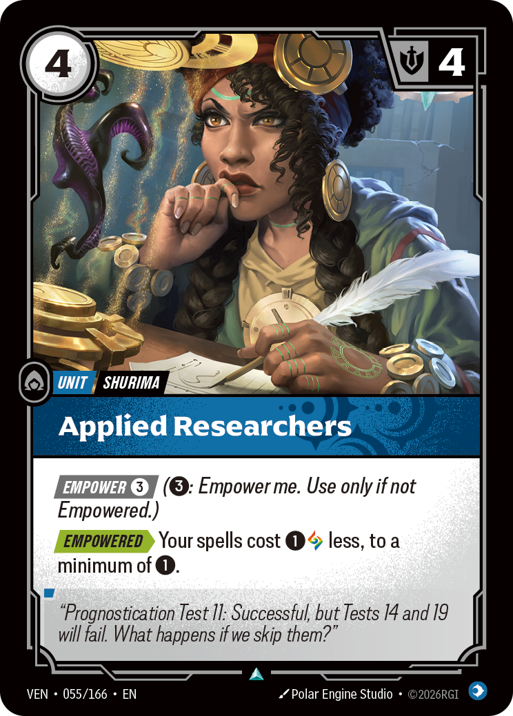 Applied Researchers VEN-055/166 Normal Riftbound card