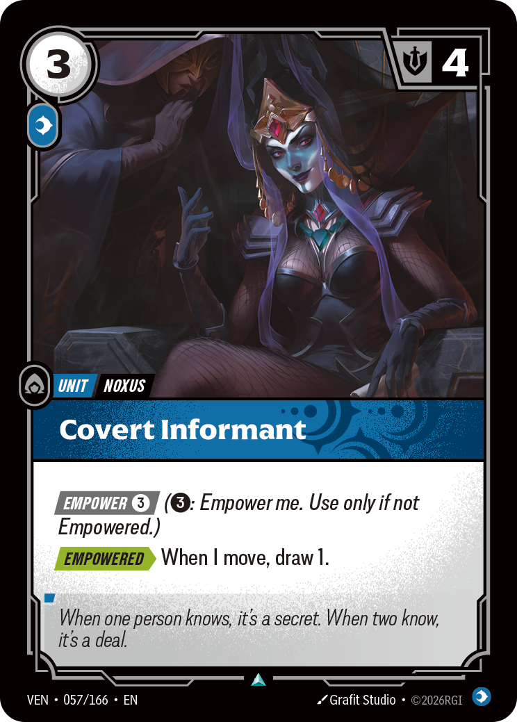 Covert Informant VEN-057/166 Normal Riftbound card