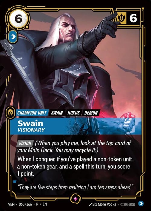 Swain, Visionary VEN-065 · Normal Foil