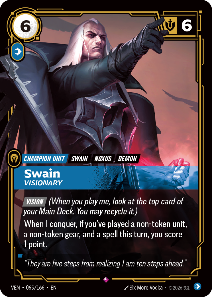Swain, Visionary VEN-065/166 Normal Riftbound card