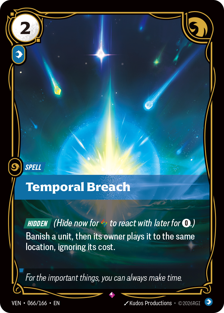 Temporal Breach VEN-066/166 Normal Riftbound card