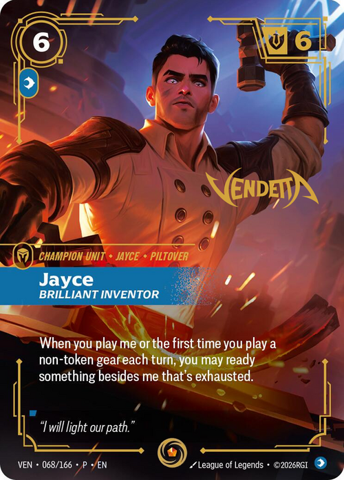 Jayce, Brilliant Inventor VEN-068 · Normal Foil