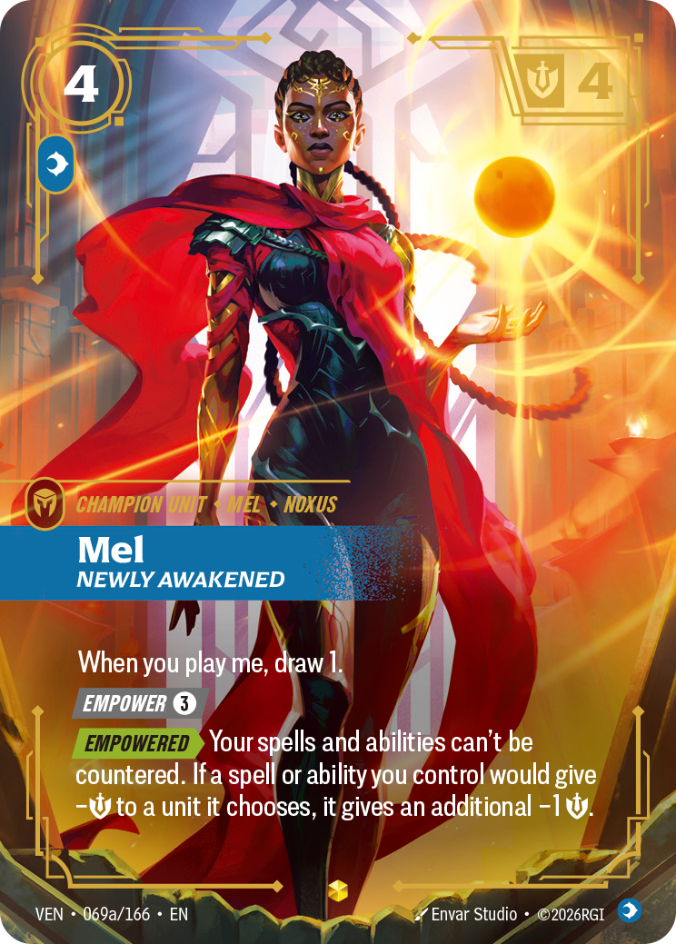 Mel, Newly Awakened VEN-069a/166 Alternate Art Riftbound card