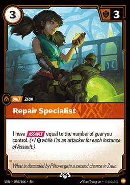 Repair Specialist VEN-076/166-P Foil Riftbound card