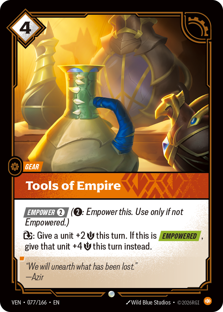 Tools of Empire VEN-077/166 Normal Riftbound card