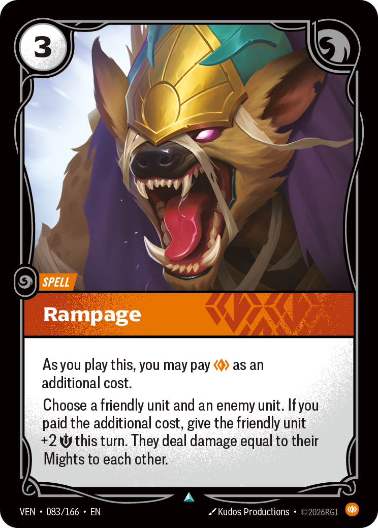 Rampage VEN-083/166 Normal Riftbound card