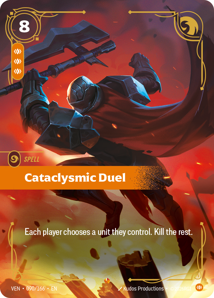 Cataclysmic Duel VEN-090/166 Normal Riftbound card
