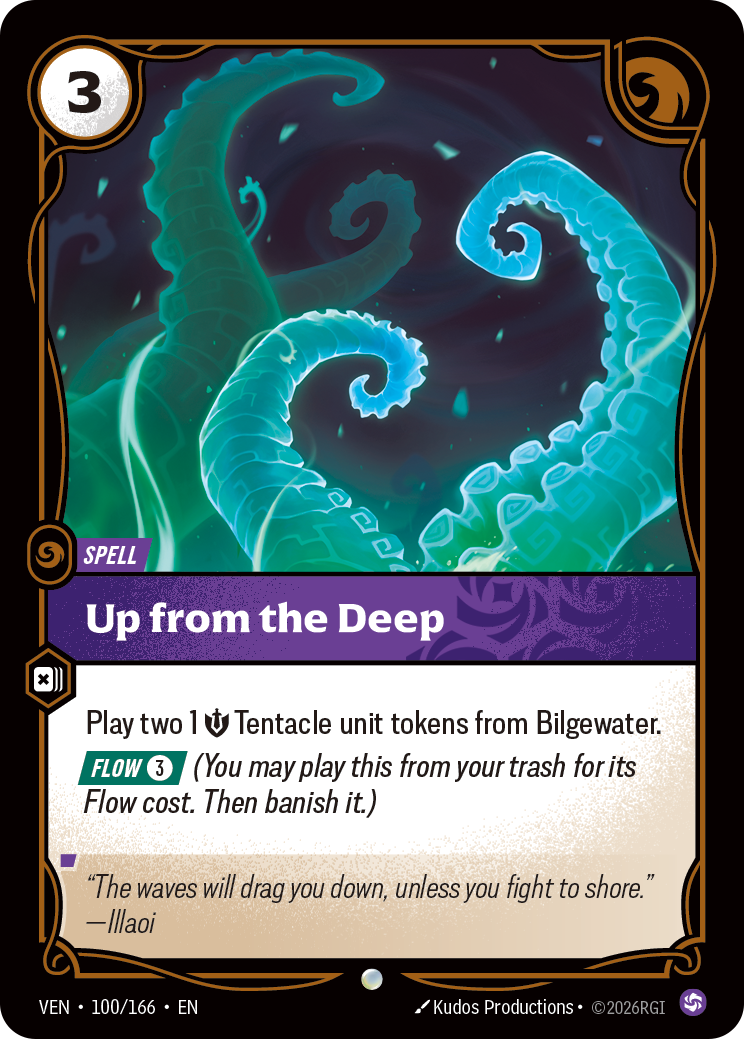 Up from the Deep VEN-100/166 Normal Riftbound card