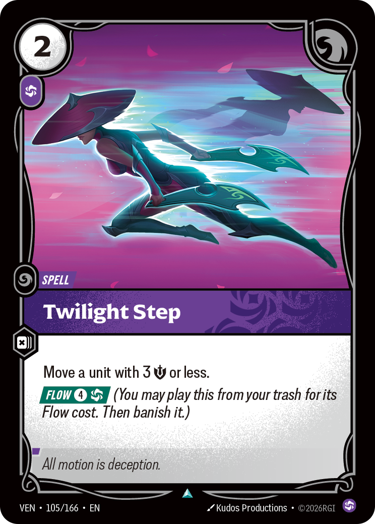 Twilight Step VEN-105/166 Normal Riftbound card