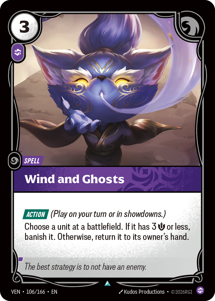 Wind and Ghosts VEN-106/166 Normal Riftbound card