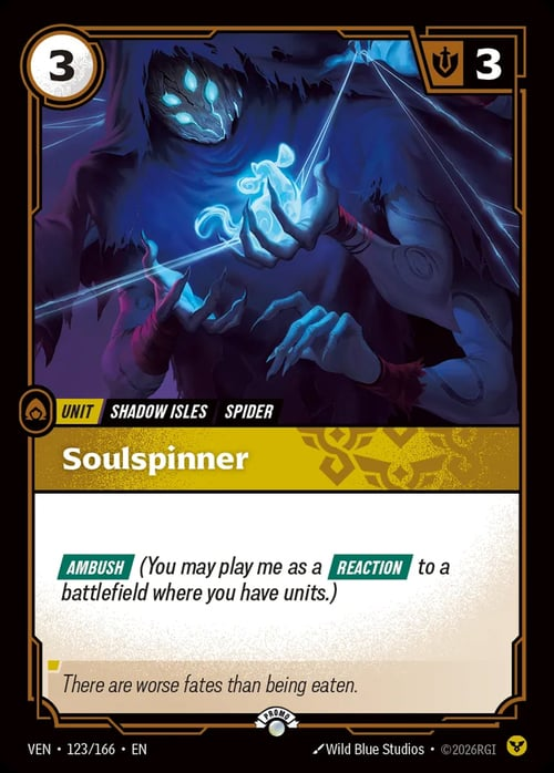 Soulspinner VEN-123/166-P Foil Riftbound card