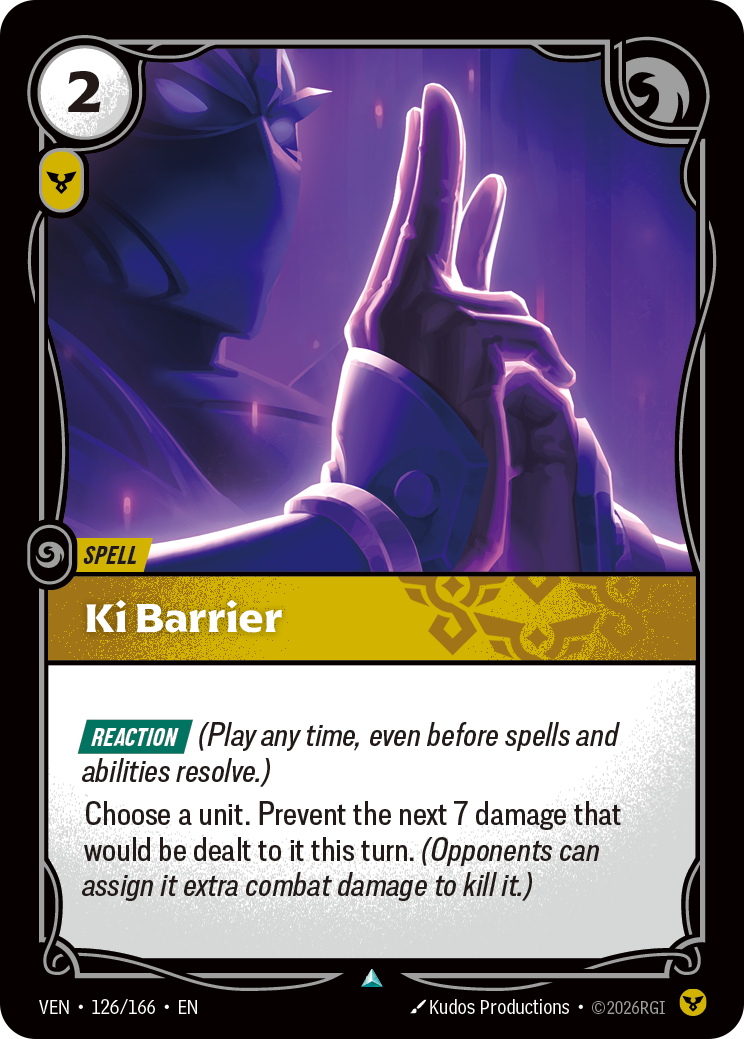 Ki Barrier VEN-126/166 Normal Riftbound card