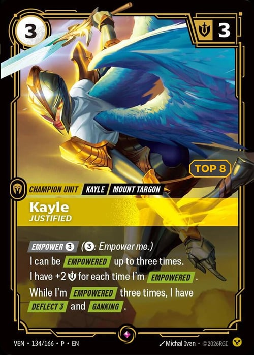 Kayle, Justified VEN-134 · Normal Foil