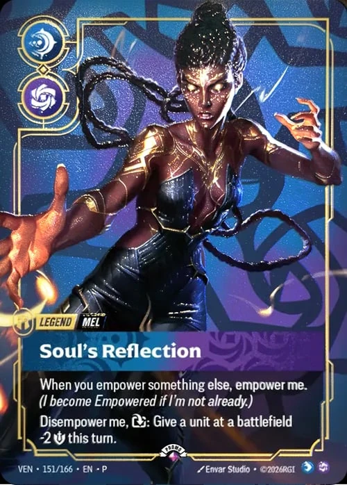 Soul's Reflection VEN-151/166-P-PRIZE Normal Riftbound card