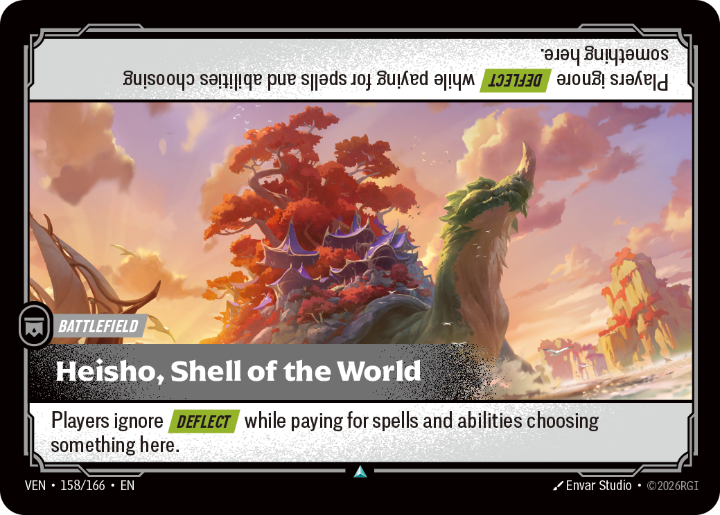 Heisho, Shell of the World VEN-158/166 Normal Riftbound card