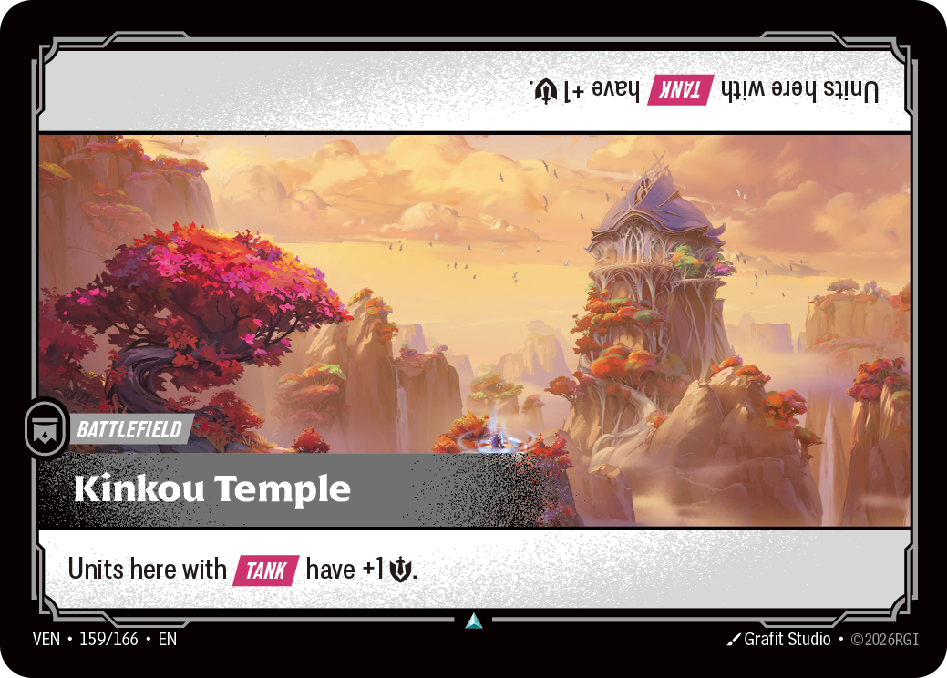 Kinkou Temple VEN-159/166 Normal Riftbound card