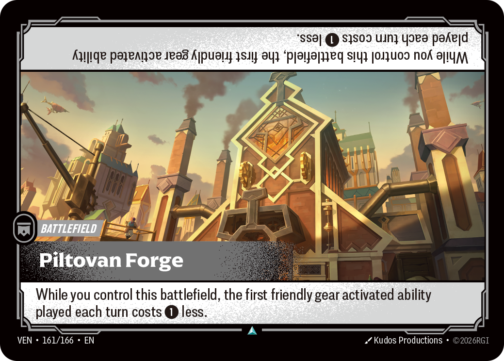 Piltovan Forge VEN-161/166 Normal Riftbound card