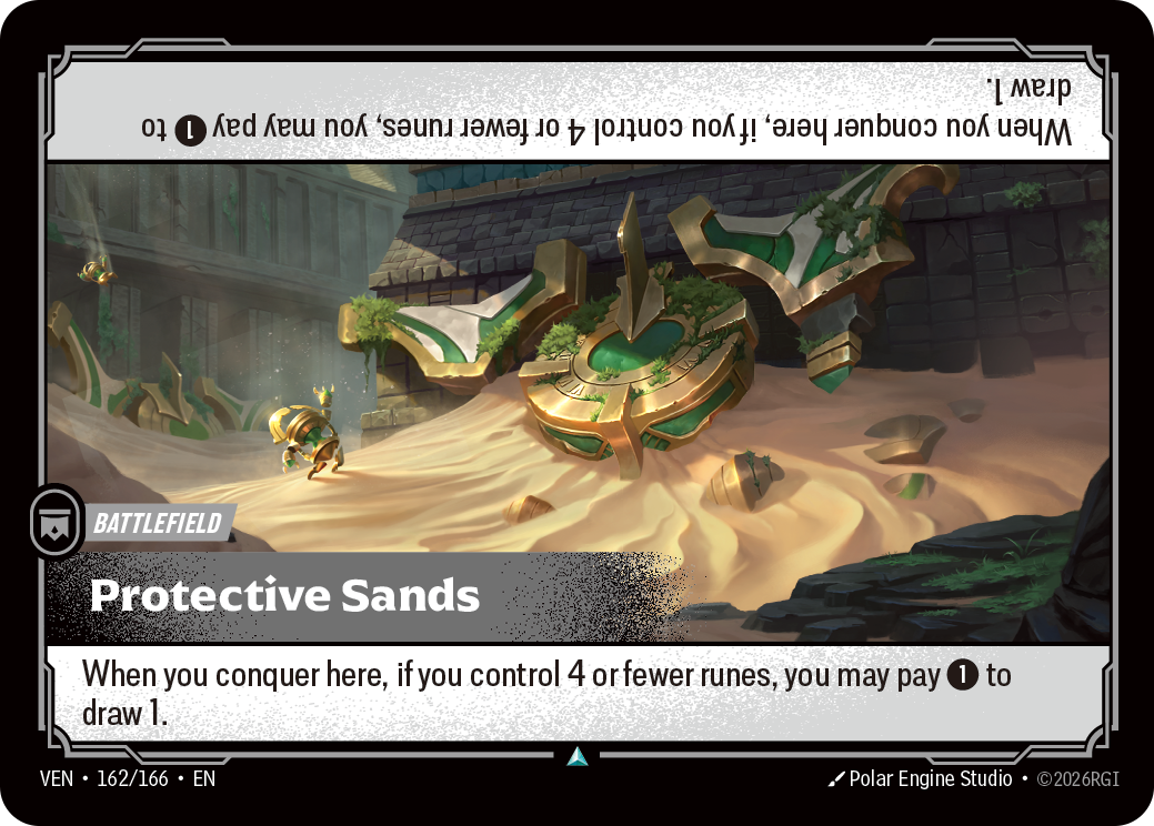 Protective Sands VEN-162/166 Normal Riftbound card