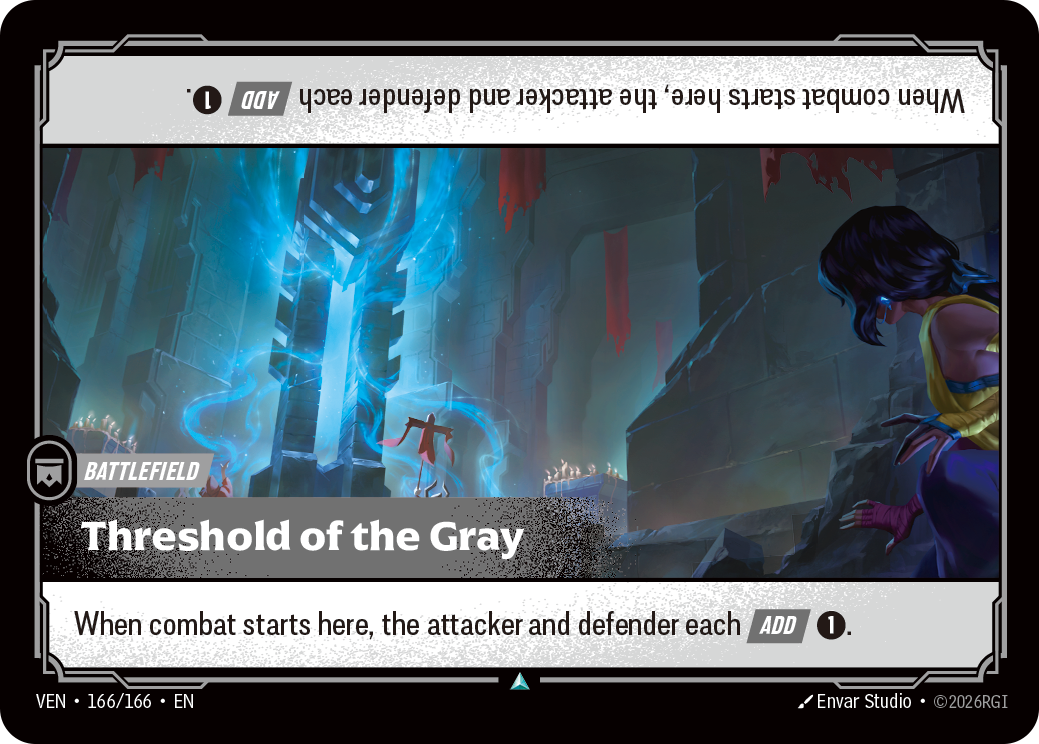 Threshold of the Gray VEN-166/166 Normal Riftbound card