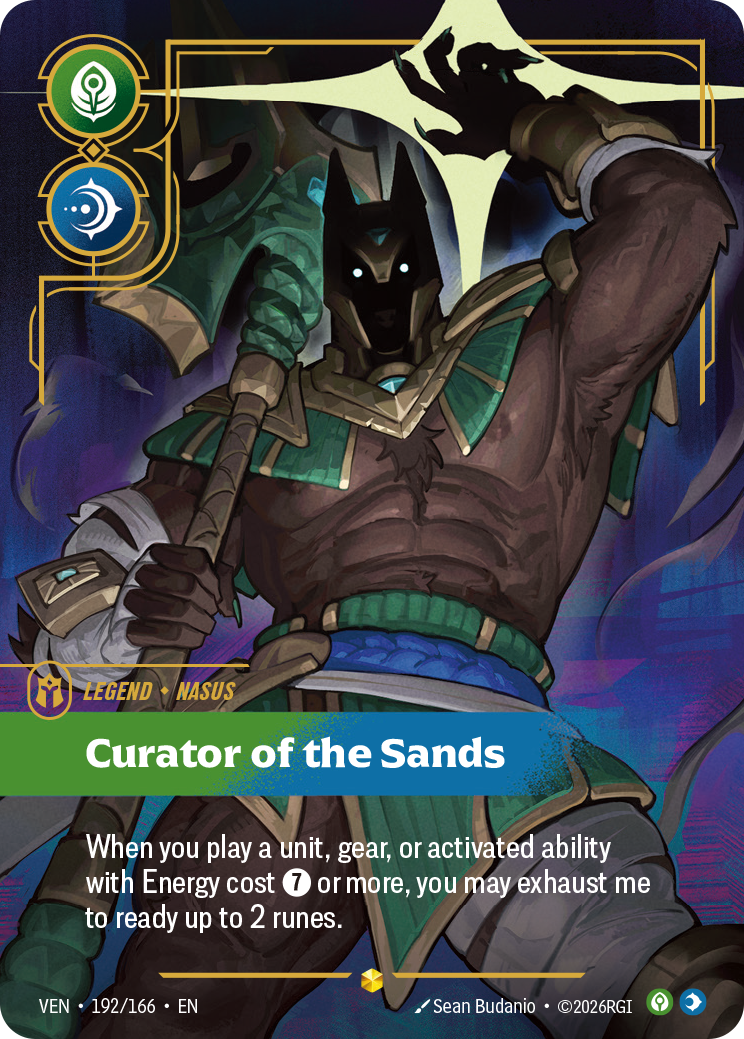 Curator of the Sands VEN-192/166 Alternate Art Riftbound card