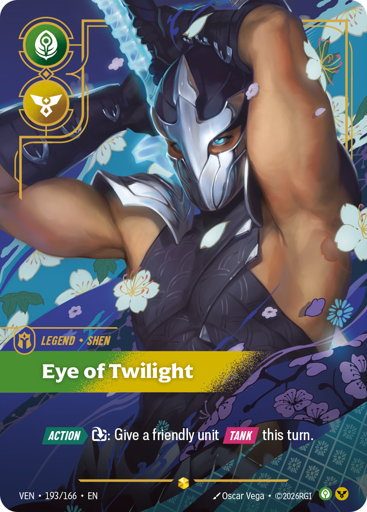 Eye of Twilight VEN-193/166 Alternate Art Riftbound card