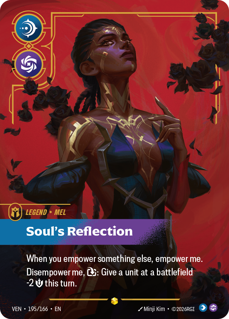 Soul's Reflection VEN-195/166 Alternate Art Riftbound card