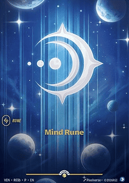 Mind Rune VEN-R03b-P Foil Riftbound card