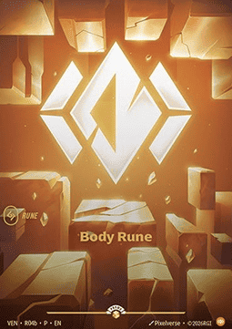Body Rune VEN-R04b-P Foil Riftbound card