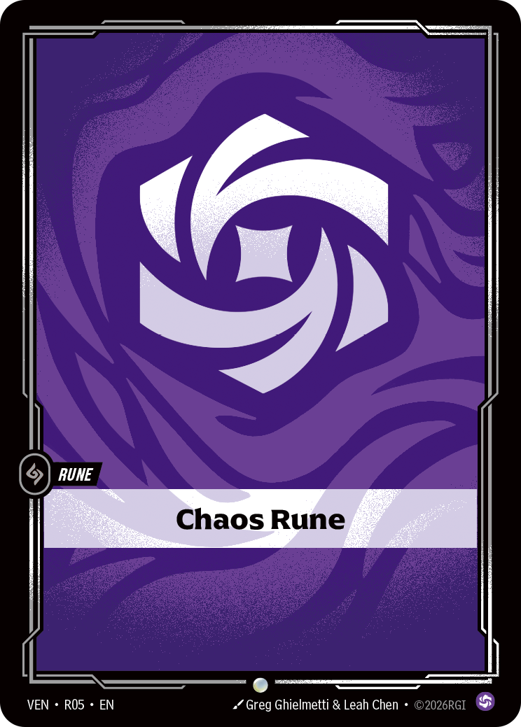 Chaos Rune VEN-R05 Normal Riftbound card