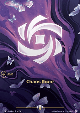 Chaos Rune VEN-R05b-P Foil Riftbound card