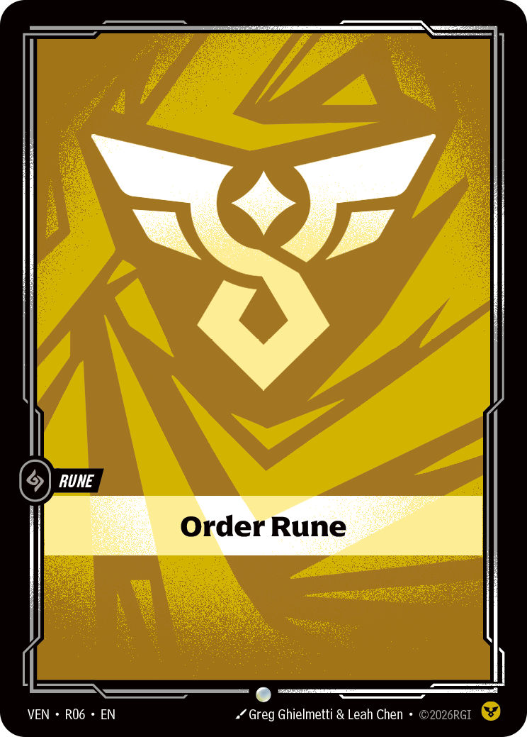 Order Rune VEN-R06 Normal Riftbound card