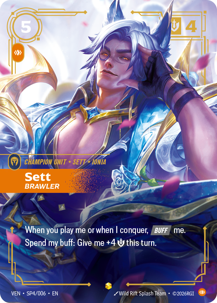 Sett, Brawler VEN-SP4/006 Normal Riftbound card