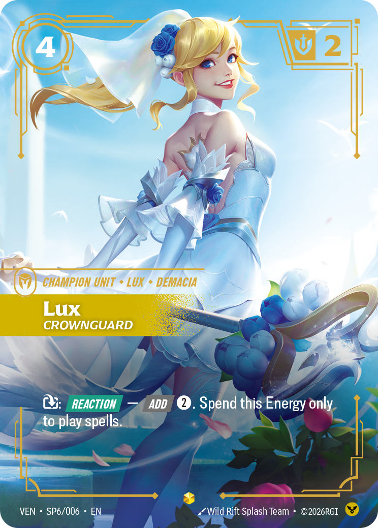 Lux, Crownguard VEN-SP6/006 Normal Riftbound card