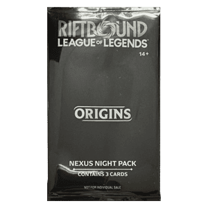 Origins Nexus Night Promo Pack Riftbound sealed product